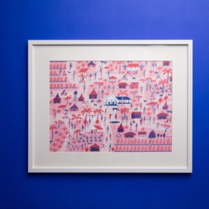 Poster illustrerad av Klas Fahlén