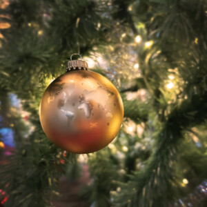 Julgranskula guld 3-pack