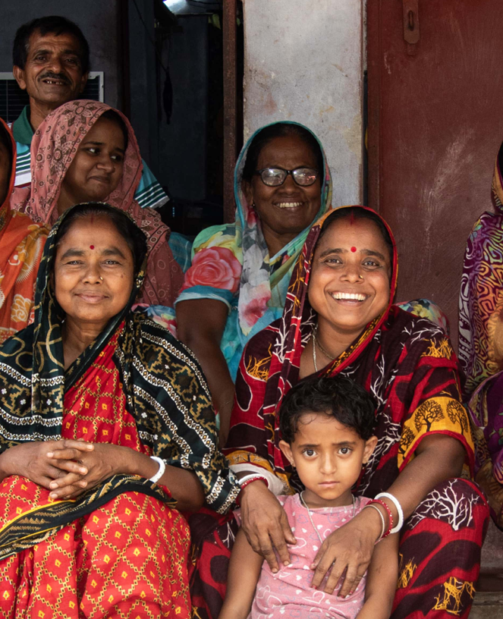 En grupp kvinnor i Bangladesh