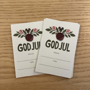 Produktfoto juletiketter