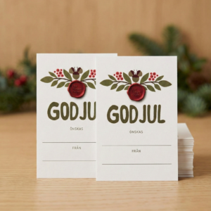 Juletiketter 10-pack