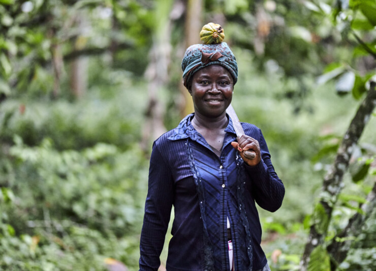 Kvinnlig bonde, Ghana